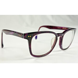 Absolute Vintage Ladder Street Square 51-20-145mm Purple Eyeglasses FRAMES ONLY